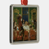 Buckinghamの生命、1853-55年(キャンバス) (sの油 メタルオーナメント (右)