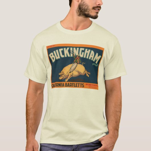 Buckingham California Bartlettsヴィンテージ研究所 Tシャツ (正面)