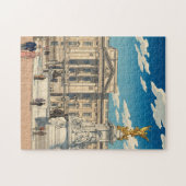 Buckingham Palace Japanese Woodblock Print ジグソーパズル (横)