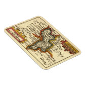 Buckinghamshire County England旧古物地図 マグネット (右側)