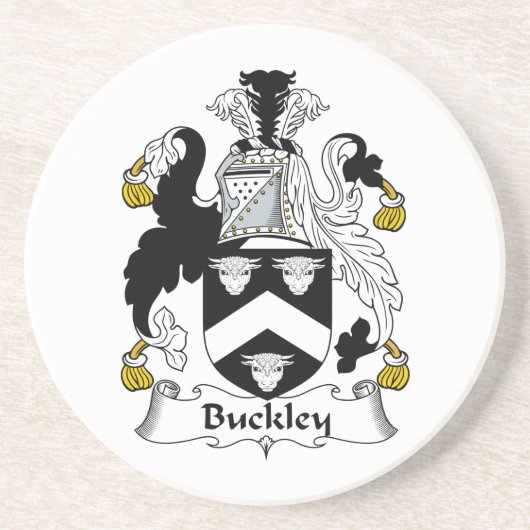 Buckleyの家紋 コースター (正面)