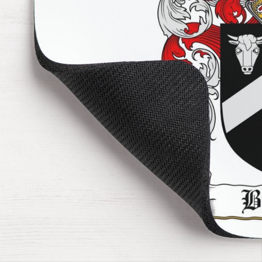 BUCKLEYの家紋- BUCKLEYの紋章付き外衣 マウスパッド (コーナー)