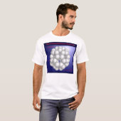 Buckminsterfullereneの分子(前部) Tシャツ (正面フル)