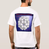 Buckminsterfullereneの分子(背部) Tシャツ (裏面)
