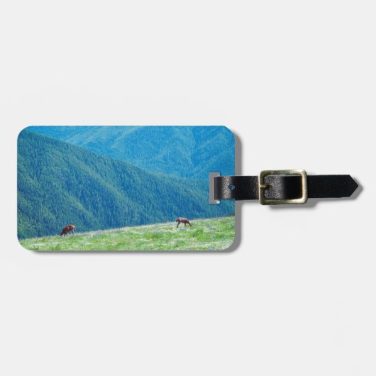 Bucks by the Mountains ラゲッジタグ (正面横)