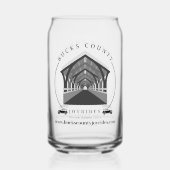 Bucks County Joyridesロゴ ガラス缶 (裏面)