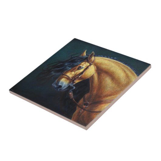 Buckskinの種馬 タイル (側面)