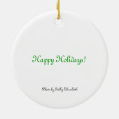 Bucky猫のオーナメント セラミックオーナメント (裏面)