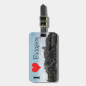 Buda - Iのハートブダペストの城 ラゲッジタグ (正面縦)