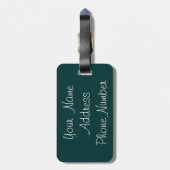 Buda - Iのハートブダペストの城 ラゲッジタグ (裏面縦)