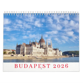 Budapest 2026 calendar カレンダー