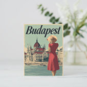 Budapest 50s vintage ポストカード (スタンド正面)