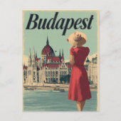 Budapest 50s vintage ポストカード (正面)