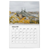 Budapest-Hungary Calendar カレンダー (2月 2027)
