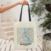 Budapest, Hungary City Map Tote Bag トートバッグ
