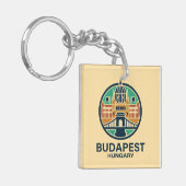 Budapest Hungary Europe キーホルダー (正面左)