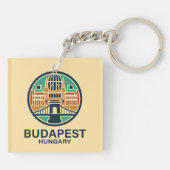 Budapest Hungary Europe キーホルダー (裏面)