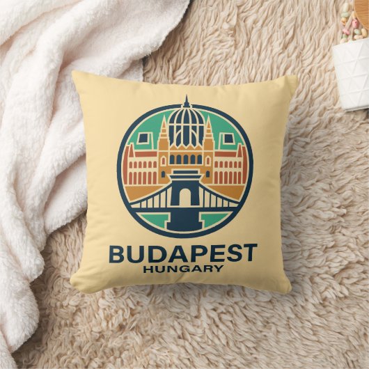 Budapest Hungary Europe クッション (ブランケット)