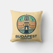 Budapest Hungary Europe クッション (正面)