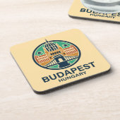 Budapest Hungary Europe コースター (左側)