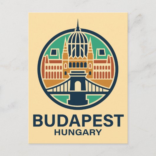 Budapest Hungary Europe ポストカード (正面)