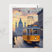 Budapest Hungary Parliament Building Travel ポストカード (正面/裏面)