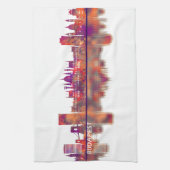 Budapest Hungary Skyline キッチンタオル (縦)