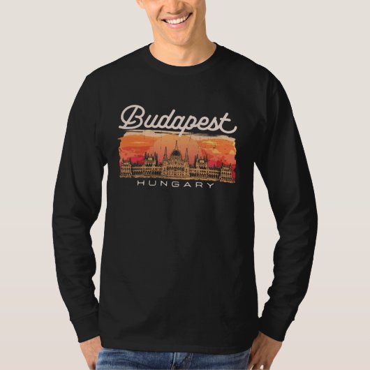 Budapest Hungary Vacationer Historian Traveler Tシャツ (正面)