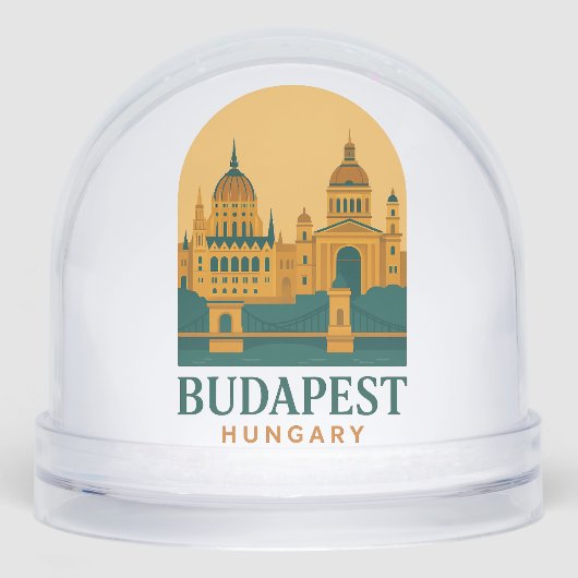 Budapest Hungary Vintage Travel Retro City  (正面)