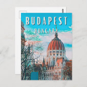 Budapest, la perle du Danube ポストカード (正面/裏面)