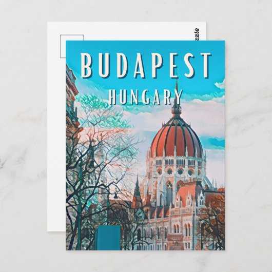 Budapest, la perle du Danube ポストカード (正面/裏面)