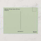 Budapest Liberty Bridge and Tram Hungary ポストカード (裏面)