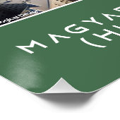 Budapest Stadium - Hungary - Ecological Design ポスター (コーナー)