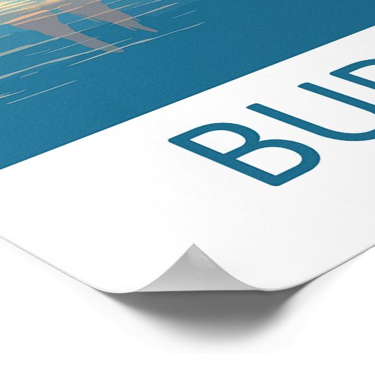 Budapest Travel Print Wall Art Budapest Wall Hangi ポスター (角)