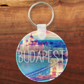 Budapest vintage, circle キーホルダー (正面)