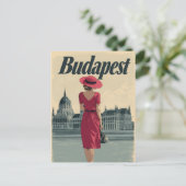 Budapest vintage fashion ポストカード (スタンド正面)