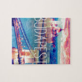 Budapest - vintage-poster ジグソーパズル (横)