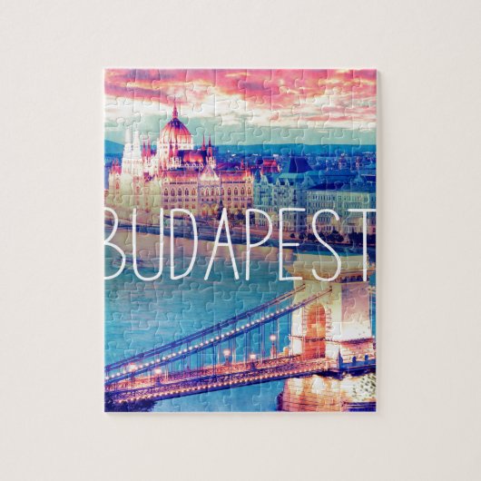 Budapest - vintage-poster ジグソーパズル (縦)