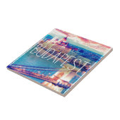 Budapest, vintage poster タイル (側面)