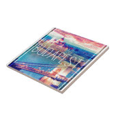 Budapest - vintage-poster タイル (側面)