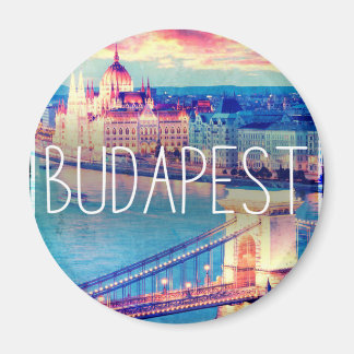 Budapest, vintage poster マグネット