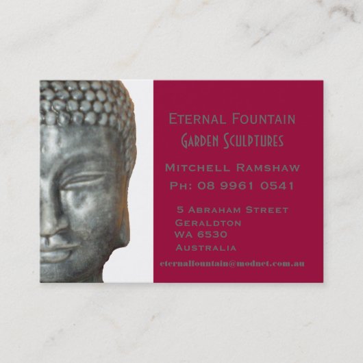 Buddahのヘッド名刺 名刺 (正面)