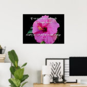 Buddha, A Single Flower ポスター (ホームオフィス)