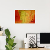 Buddha &Bambus ポスター (ホームオフィス)