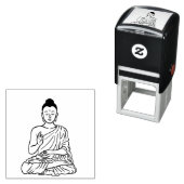 Buddha cartoon Buddhism.net セルフインキングスタンプ (インサイチュ)
