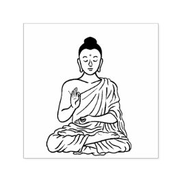 Buddha cartoon Buddhism.net セルフインキングスタンプ