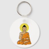 Buddha cartoon Buddhism.net magnet キーホルダー (裏面)