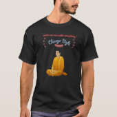 Buddha Chicago Style Hot Dog  One With Everything  Tシャツ (正面)
