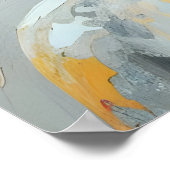 Buddha Colorful Painting - Modern Impasto Art ポスター (角)