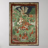 Buddha cutting a tuft of hair ポスター (正面)